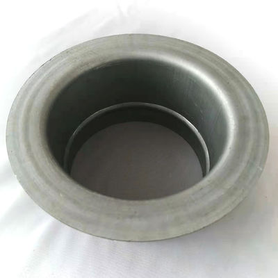 Filter-Käfig-Spitzenkappe mit Nut-Filter-Käfig-oberstem einfachem Rand L formen wilden Stahl