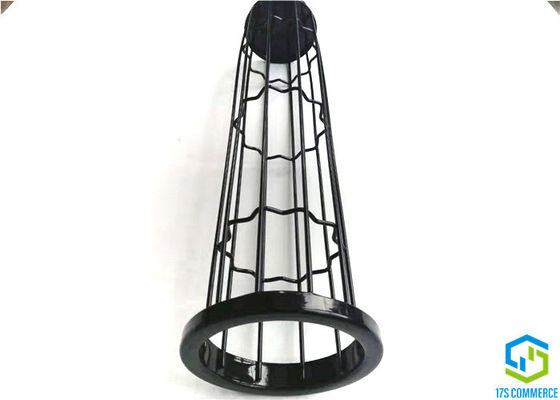 Stern-Ring Dust Collect Filter Cage-Silikon-Beschichtungs-Filter sperren rostfesten beschichtenden Käfig ein