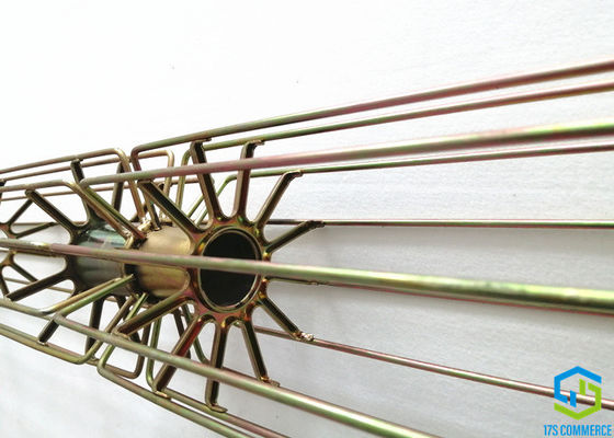 Stern-Filter-Käfige der Verzinkungs-12 der Falten-120mm