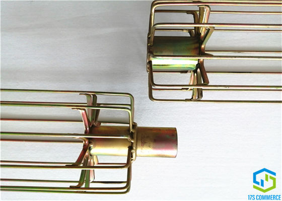 Verzinkungs-Bajonett-gemeinsame Stern-Filter-Käfige zwei Stücke 138mm 12 Ray