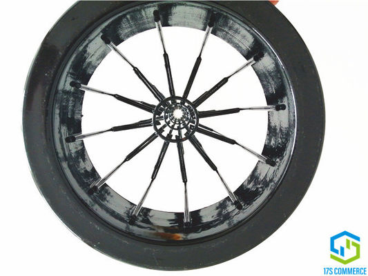 Doppelter Spinnen-Käfig-Kohlenstoffstahl-Taschen-Haus-Käfig des Draht-Spinnen-Stern-Filter-Käfig-Silikon-Beschichtungs-Falten-Käfig-120mm