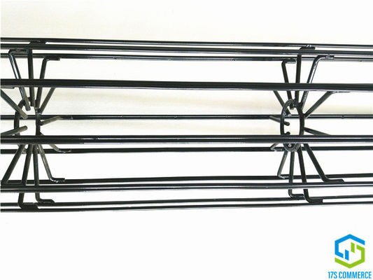 Doppelter des Draht-110mm Falten-Spinnen-Käfig-Staub-Kollektor-Käfig Stern-Käfig-Silikon-Beschichtungs-Falten-des Käfig-12
