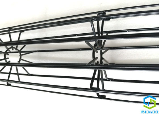 Verbundener vertikaler Wire12 Ray Star Cage Silicon Coating Spinnen-Käfig-Kohlenstoffstahl-Taschen-Haus-Käfig des Falten-Käfig-120mm
