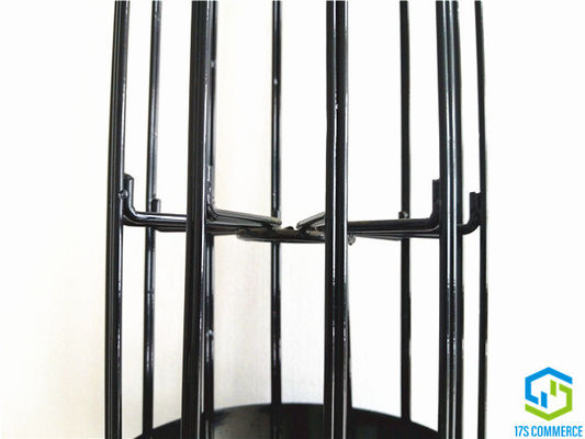 Verbundener vertikaler Wire12 Ray Star Cage Silicon Coating Spinnen-Käfig-Kohlenstoffstahl-Taschen-Haus-Käfig des Falten-Käfig-120mm