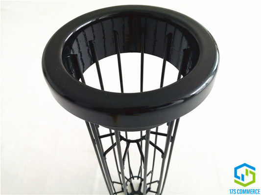 Spinnen-Käfig-Flussstahl-Taschen-Haus-Käfig des Draht-Spinnen-Stern-Filter-Käfig-Silikon-Beschichtungs-Falten-Käfig-138mm