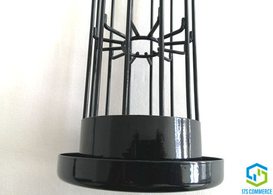 Spinnen-Käfig-Flussstahl-Taschen-Haus-Käfig des Draht-Spinnen-Stern-Filter-Käfig-Silikon-Beschichtungs-Falten-Käfig-138mm