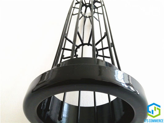 12 Flussstahl-Gewebefilter sperrt der Falten-Q235 PTFE-Stern-Taschen-Käfig ein